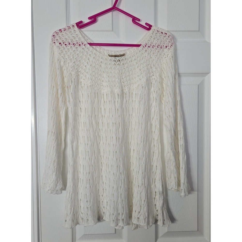 Nine West Vintage America Collection Size Small Long Sleeve.‎ Linen blend